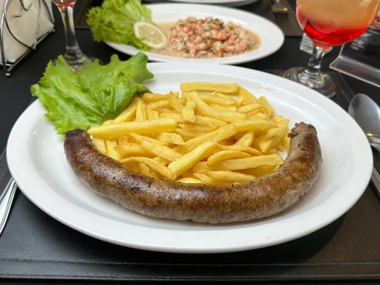 Chorizo C/Papas Fritas