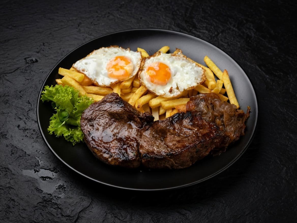 Bife Chorizo a lo Pobre 400g