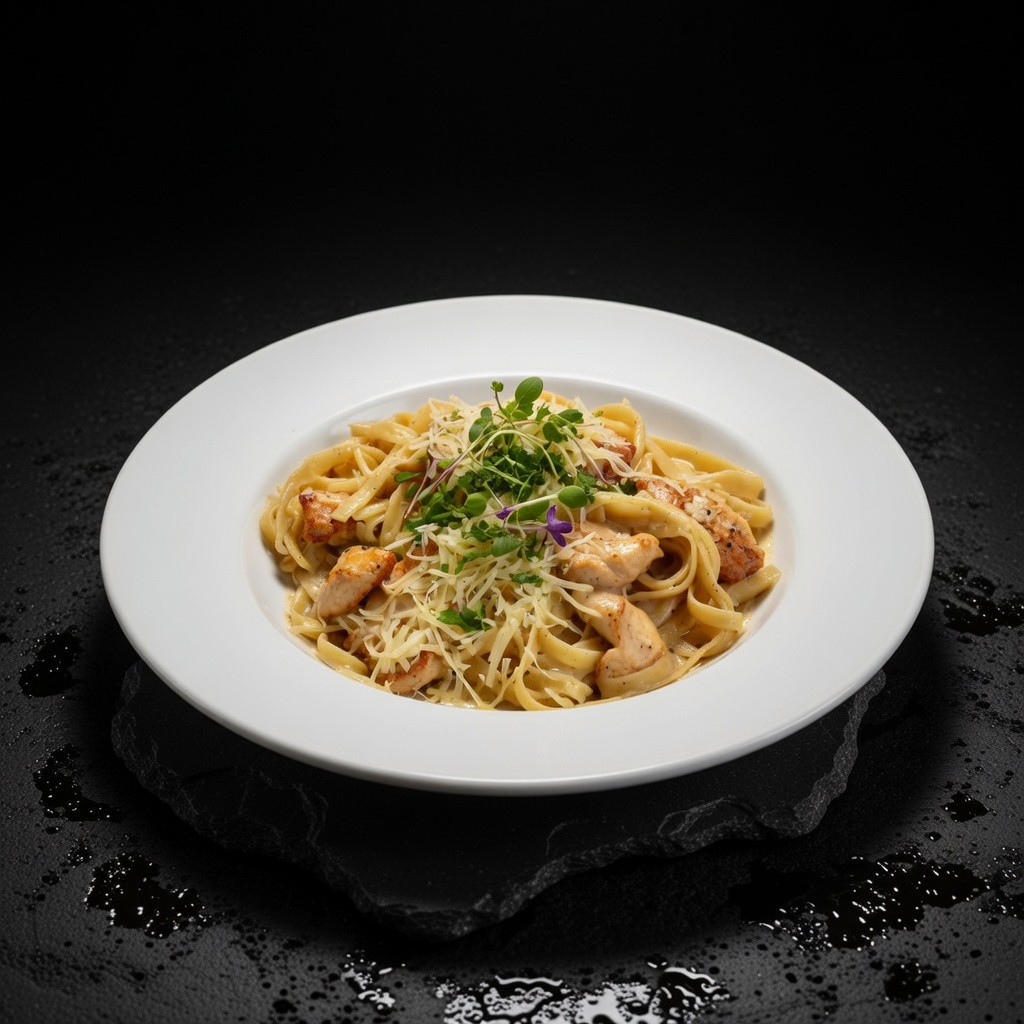 Carbonara Tagliatelle Pollo
